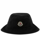 Moncler Men's Cord Bucket Hat in Black