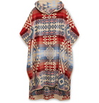 Pendleton - Cotton-Jacquard Hooded Towel - Red