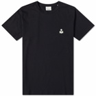 Isabel Marant Men's Zafferh Small Logo T-Shirt in Black/Ecru