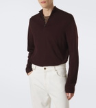 Sunspel Wool half-zip sweater