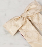 Gucci GG silk bow scrunchie