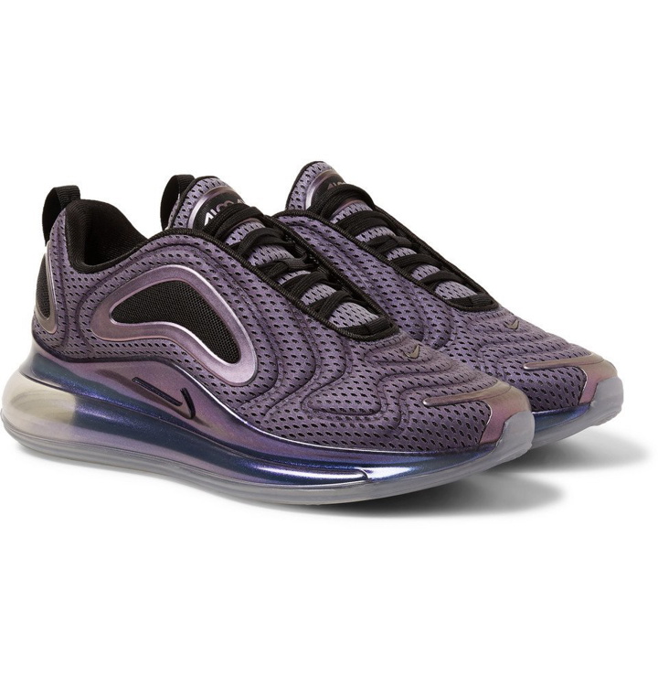 Photo: Nike - Air Max 720 Aurora Borealis Rubber-Trimmed Neoprene Sneakers - Purple