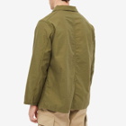 Needles Men's Coverall Sateen Jacket in Olive