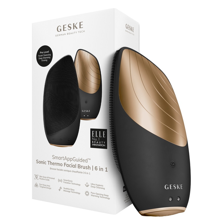 Photo: GESKE SmartAppGuided Sonic Thermo Facial Brush 6 in 1