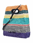 Sacai Raffia Tote Bag