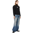 MM6 Maison Margiela Black Wool Turtleneck