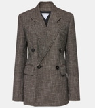 Bottega Veneta Wool and cotton-blend mouliné blazer