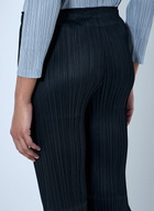 Pleats Please Issey Miyake Pleated Flare Trousers