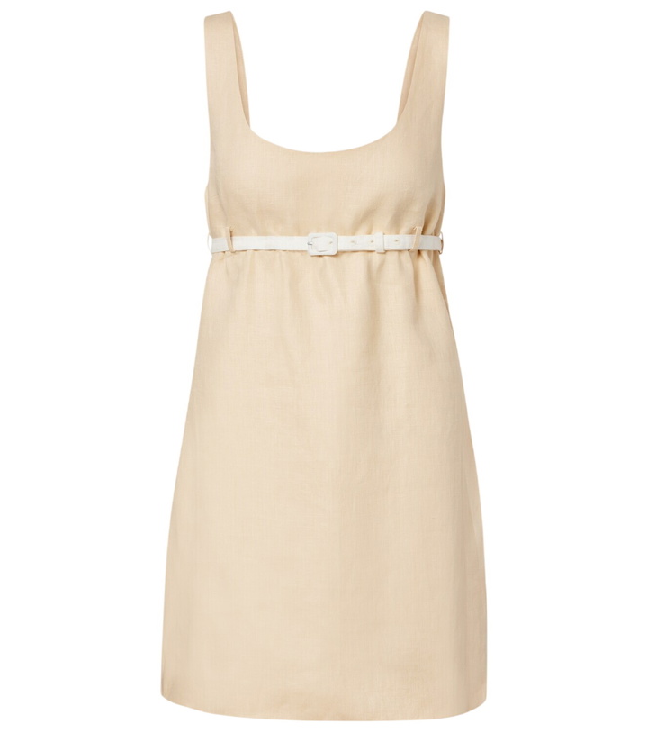 Photo: Posse Pamela belted linen minidress