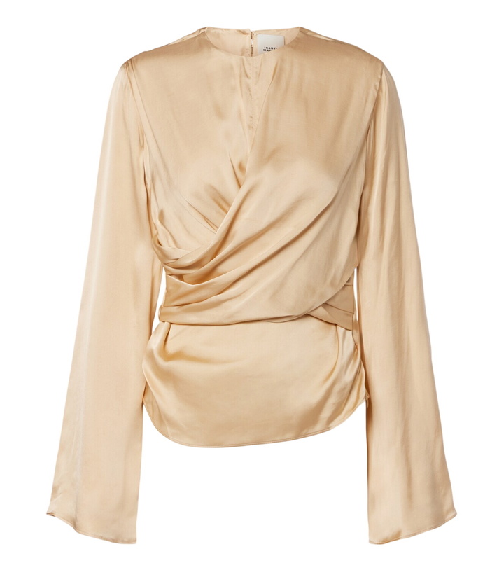 Photo: Isabel Marant Neame draped satin top