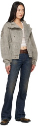 GUESS USA Gray Archive Denim Jacket
