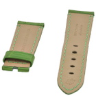 Panerai Alligator Semimat Green Watch Bands