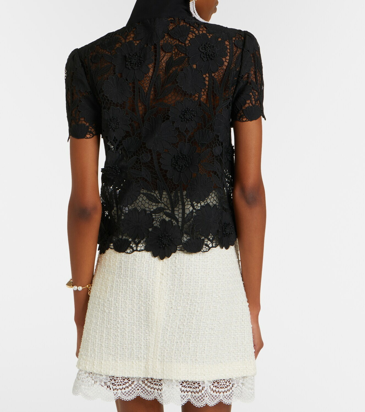 Self-Portrait Lace top