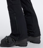 Moncler Grenoble Belted shearling-trimmed ski suit