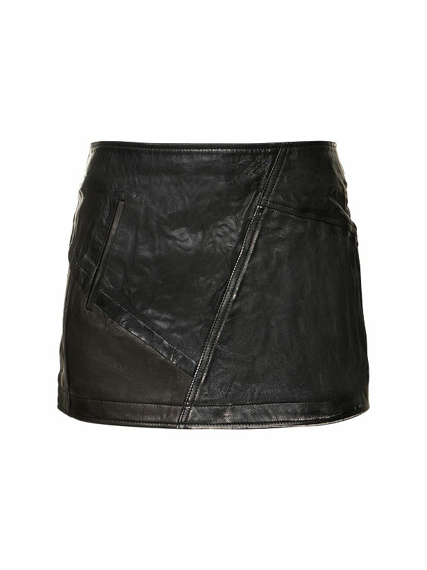 Photo: ACNE STUDIOS - Leather Mini Skirt