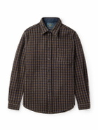 Portuguese Flannel - Checked Wool-Tweed Shirt - Brown