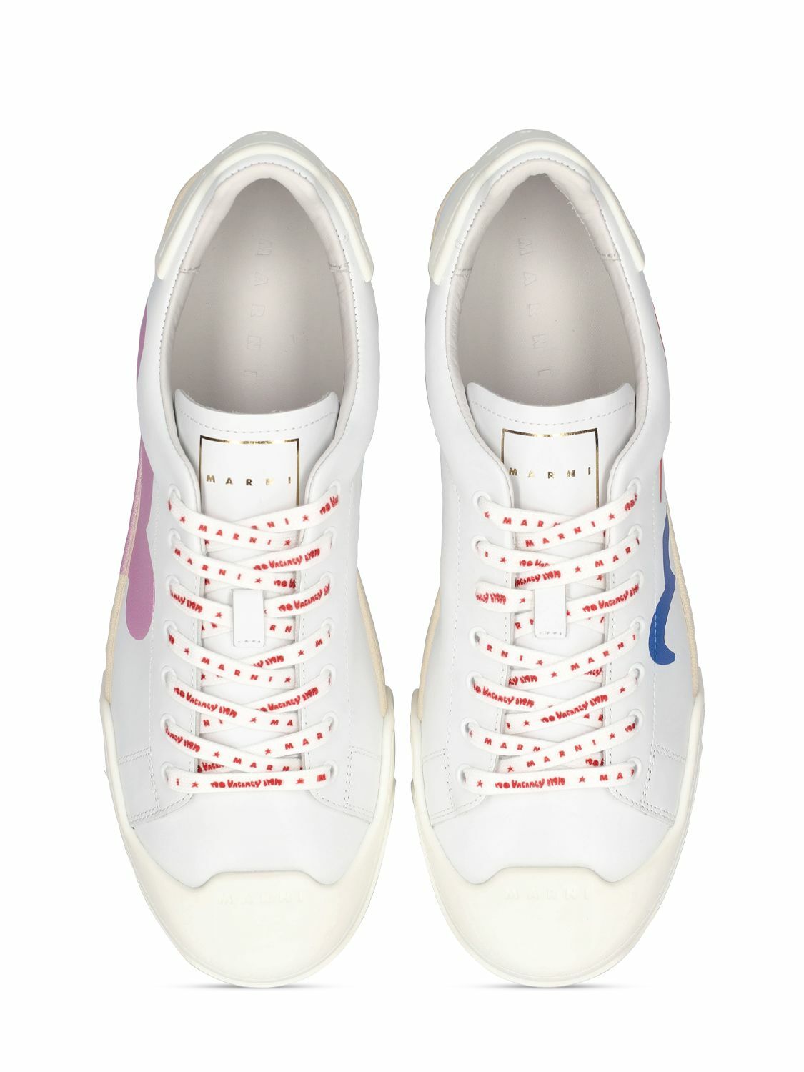 MARNI - Dada Bumper Leather Low Top Sneakers Marni