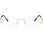 Cartier Gold 'Signature C de Cartier' Glasses