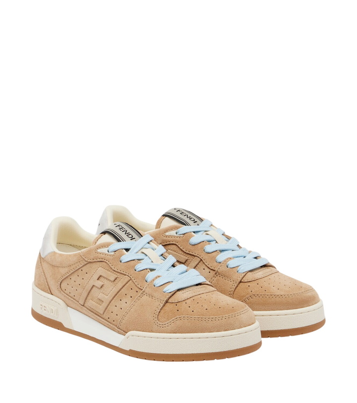 Photo: Fendi Fendi Match suede sneakers