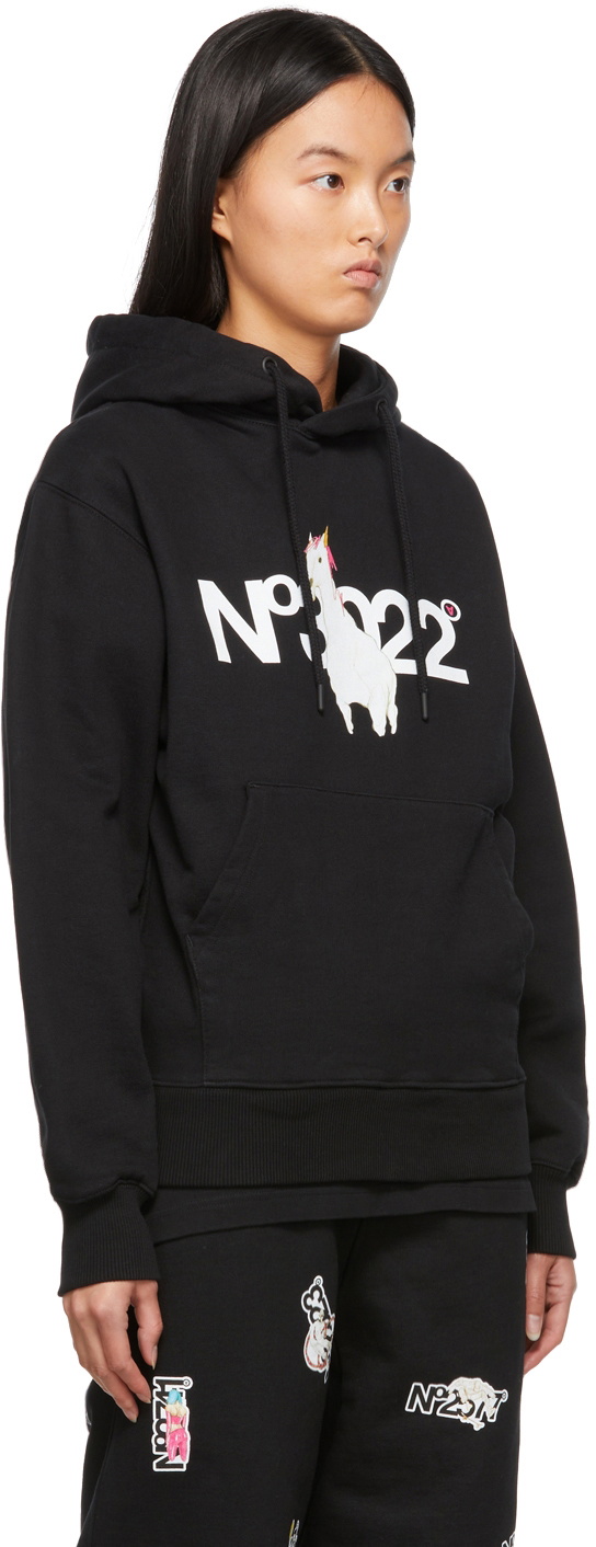 Aitor Throup’s TheDSA SSENSE Exclusive Black 'No3022' Hoodie