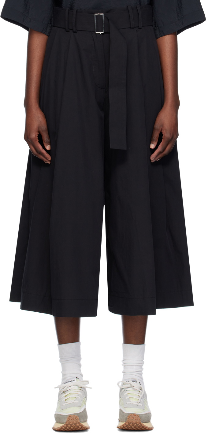 Studio Nicholson Black Belted Trousers