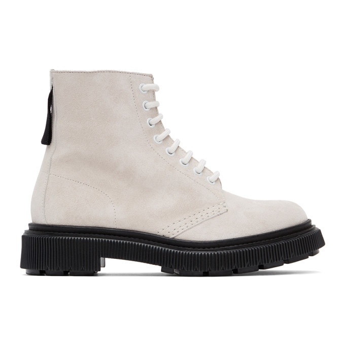 Photo: Etudes Off-White Adieu Edition Suede Type 129 Boots