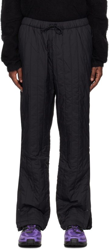 Photo: RAINS Black Banja Liner Regular Sweatpants