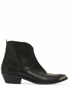 GOLDEN GOOSE - 45mm Young Leather Ankle Boots