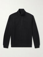 Lululemon - Steady State Cotton-Blend Jersey Half-Zip Sweatshirt - Black