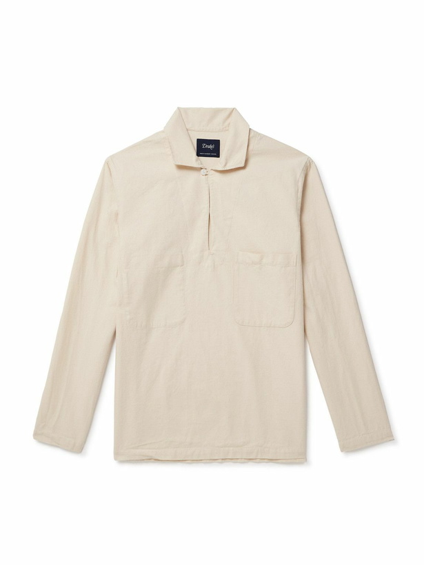 Photo: Drake's - Cotton Polo Shirt - White