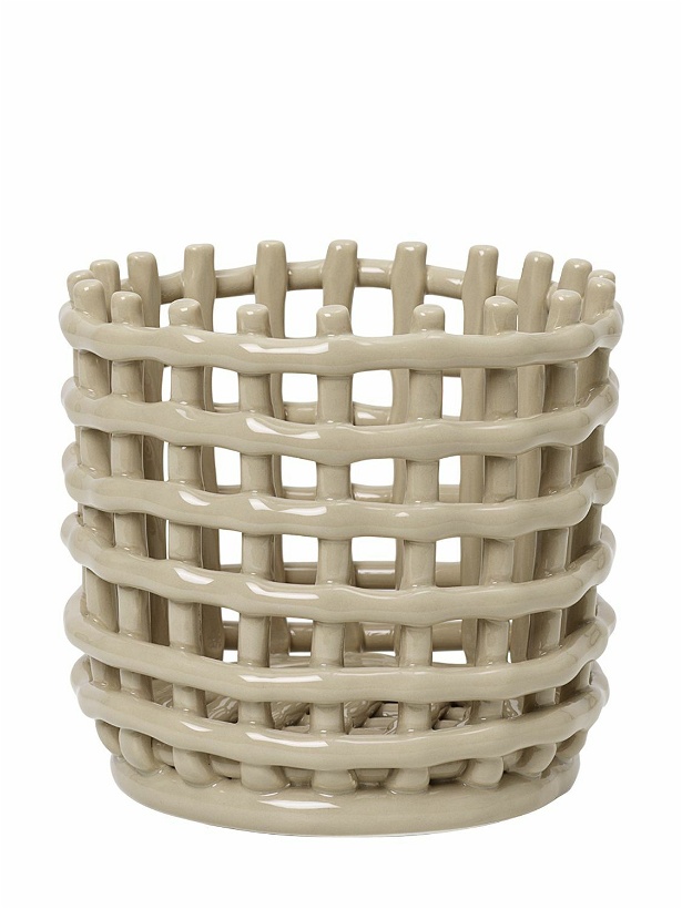 Photo: FERM LIVING - Large Glazed Ceramic Basket
