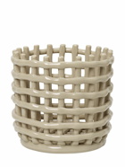 FERM LIVING - Large Glazed Ceramic Basket