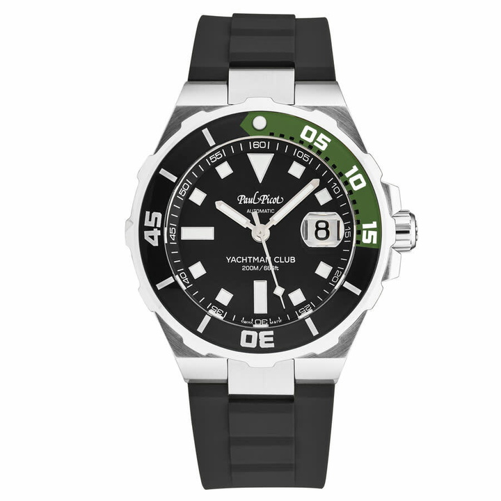 Photo: Paul Picot Yachtmanclub Automatic Black Dial Mens Watch P1251NV.SG.3614CM001