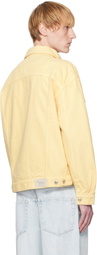 Maison Kitsuné Yellow Trucker Denim Jacket