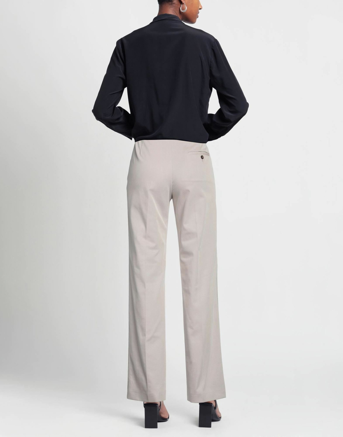 Cedric Charlier Womens Pants in Light grey