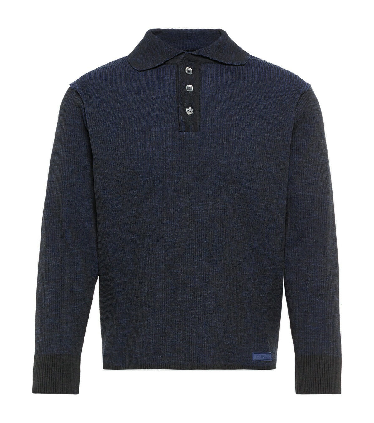 【未使用品】JACQUEMUS LA MAILLE TERAMO ポロシャツ S Jacquemus Navy 'La Maille Teramo' Polo Jacquemus