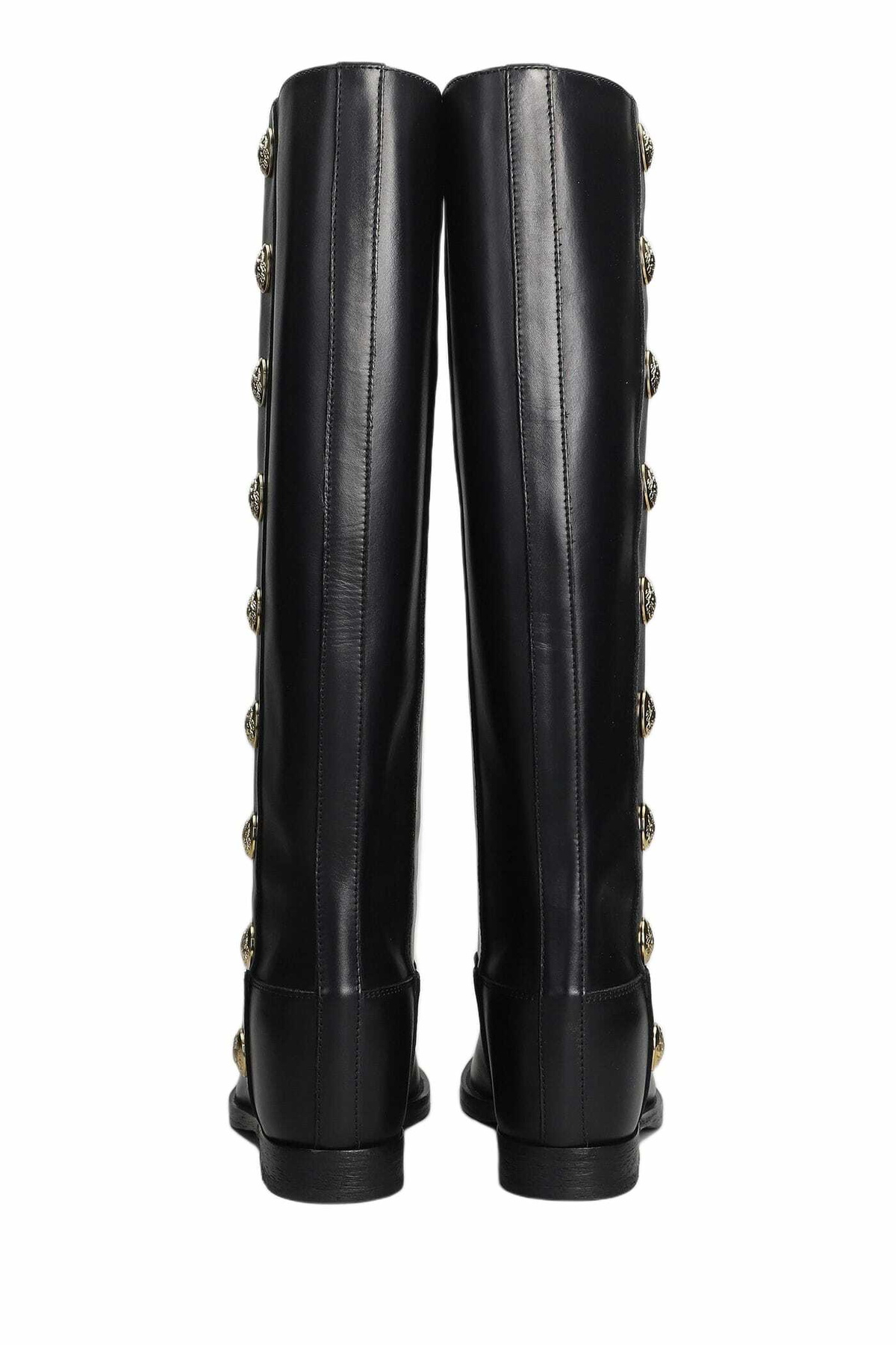 Via Roma 15 In Black Leather