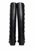 Via Roma 15 In Black Leather