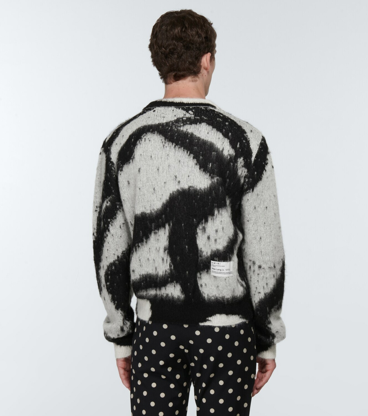 Amiri x Wes Lang Reaper mohair-blend sweater Amiri