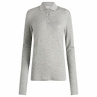 Entire Studios Women's Long Sleeve Polo in Silver Grain