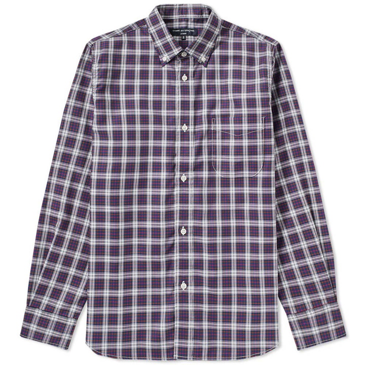 Photo: Comme des Garcons Homme Button Down Check Shirt