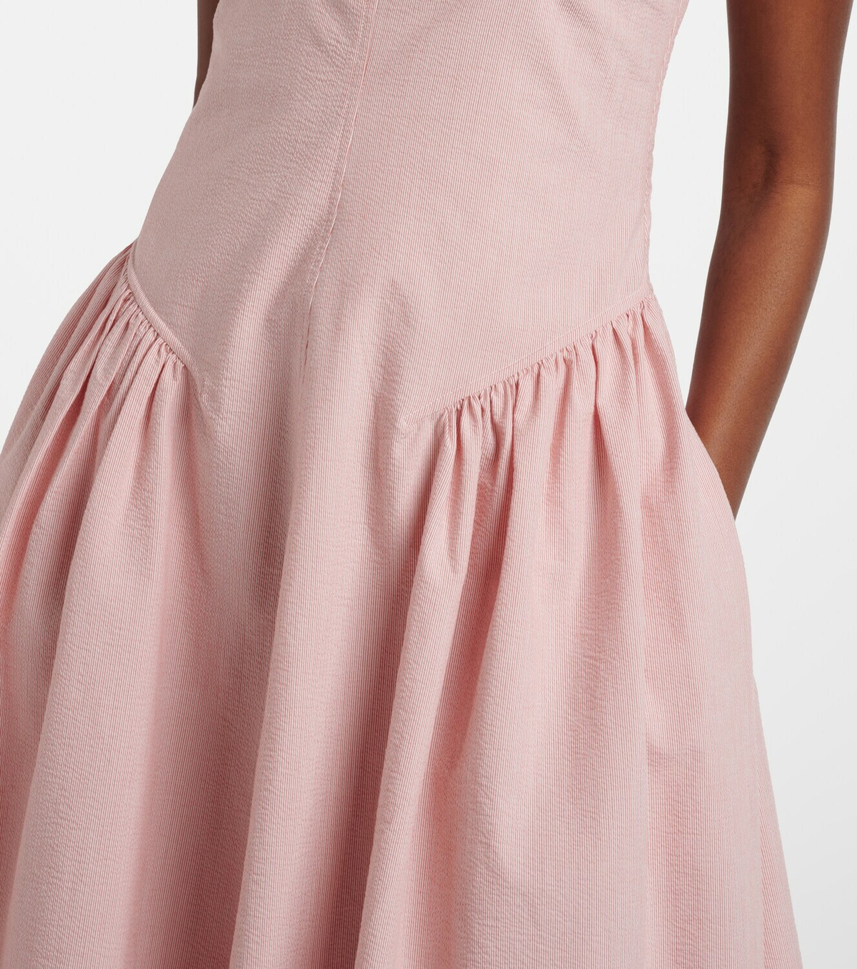 Proenza Schouler Solira seersucker midi dress