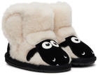 EMU Baby Off-White & Black 'Shaun The Sheep' Pre-Walkers