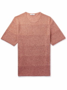 Mr P. - Dégradé Linen T-Shirt - Red