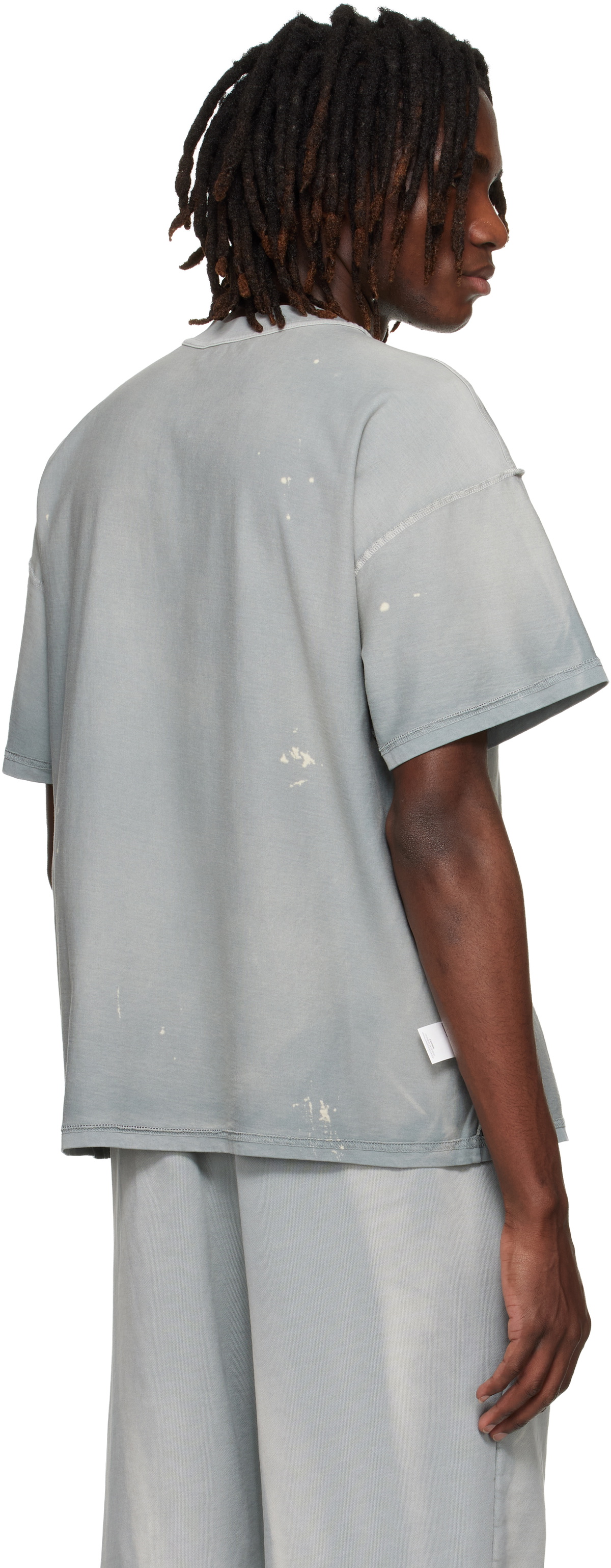 ALEXANDER DIGENOVA Blue Inside-Out T-shirt