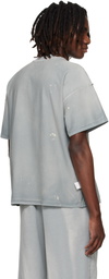 ALEXANDER DIGENOVA Blue Inside-Out T-shirt