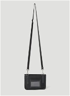 Re-Nylon Phone Crossbody Bag in Black