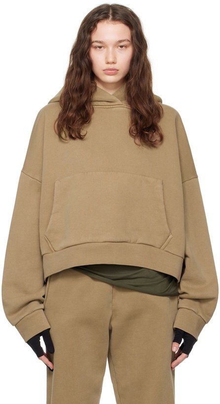 Photo: Entire Studios Khaki Heavy Hoodie