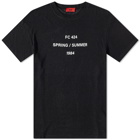 424 Men's Fc 1984 Logo T-Shirt in Black
