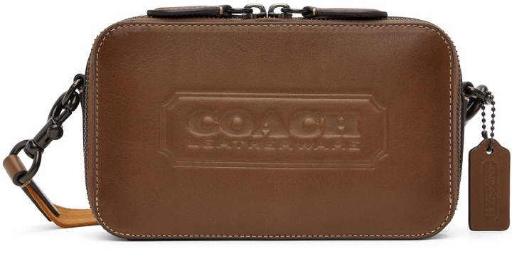 Photo: Coach 1941 Brown Charter Slim Crossbody Bag